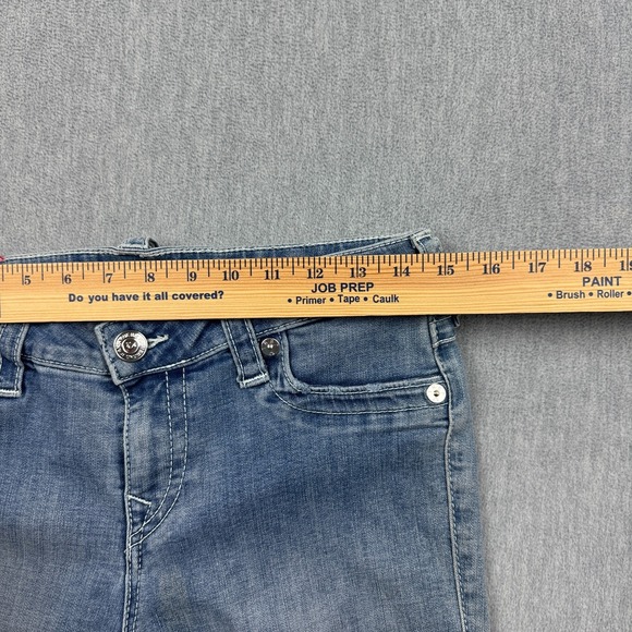 True Religion Jeans Womens 29 (30X30) Blue Super Skinny Light Wash Denim Stretch - Picture 6 of 14